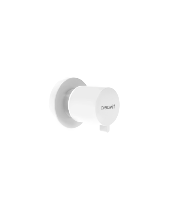 Creavit Ara Kesme Valfi 1/2-1/2" Beyaz Mat
