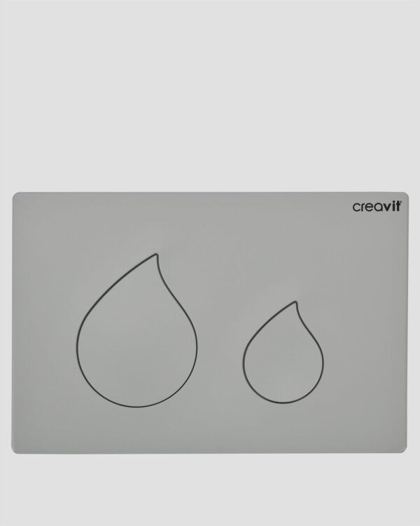 Creavit Bloom Mat Cool Grey Boyalı Kumanda Panel