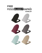 Creavit Duck Duroplast Klozet Kapağı Kömür Karası KC0903.01.2100E - Görsel 3