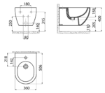 Creavit Free Asma Bide Extra Beyaz FE510-00CB00E-0000 - Görsel 2