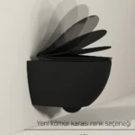 Creavit Free Rim-Off Asma Klozet Kömür Karası FE322-00KK00E-0000