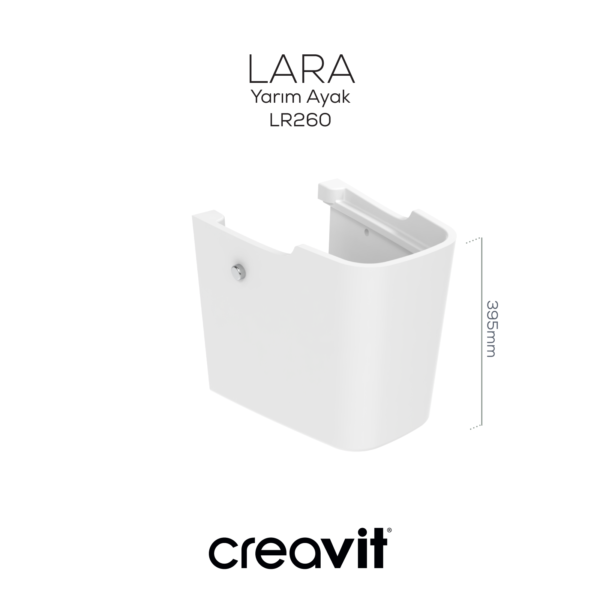 Creavit Lara Yarım Ayak Beyaz