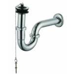 Creavit Lavabo Sifonu 33 cm Süzgeçli Krom