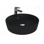 Creavit Loop 45 cm Masa Üstü Çanak Lavabo Extra Kömür Karası