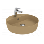 Creavit Loop 45 cm Masa Üstü Çanak Lavabo Extra Mat Cappuccino