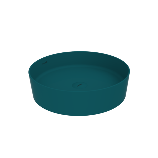 Creavit Loop Yuvarlak Masa Üstü Çanak Lavabo Ø45 cm Extra Mint