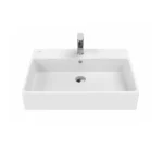 Creavit Next Tezgah Üzeri Kare Lavabo 70 cm Beyaz