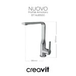 Creavit Nuovo Mutfak Armatürü Krom