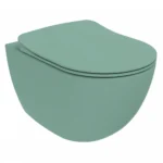 Creavit Rim-Off Kanalsız Asma Klozet Mat Nil Yeşili FE322-00NY00E-0000