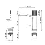 Fontana FA-7011 Krom Lavabo Bataryası - Görsel 2