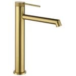 Fontana FJ-1022 Yüksek Lavabo Bataryası Fırçalanmış Altın