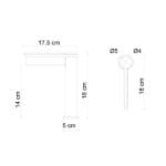 Fontana FJ-6013F Mat Fırçalanmış Rose Lavabo Bataryası - Görsel 2