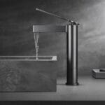 Fontana FJ-6027 Mat Füme Yüksek Lavabo Bataryası - Görsel 3