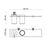 Fontana FY-90310 Sıvı Sabunluk & Diş Fırçalık Aksesuar Seti - Görsel 2
