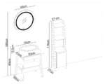 Gent Cool 70 V31 Banyo Dolabı 70 cm - Görsel 4