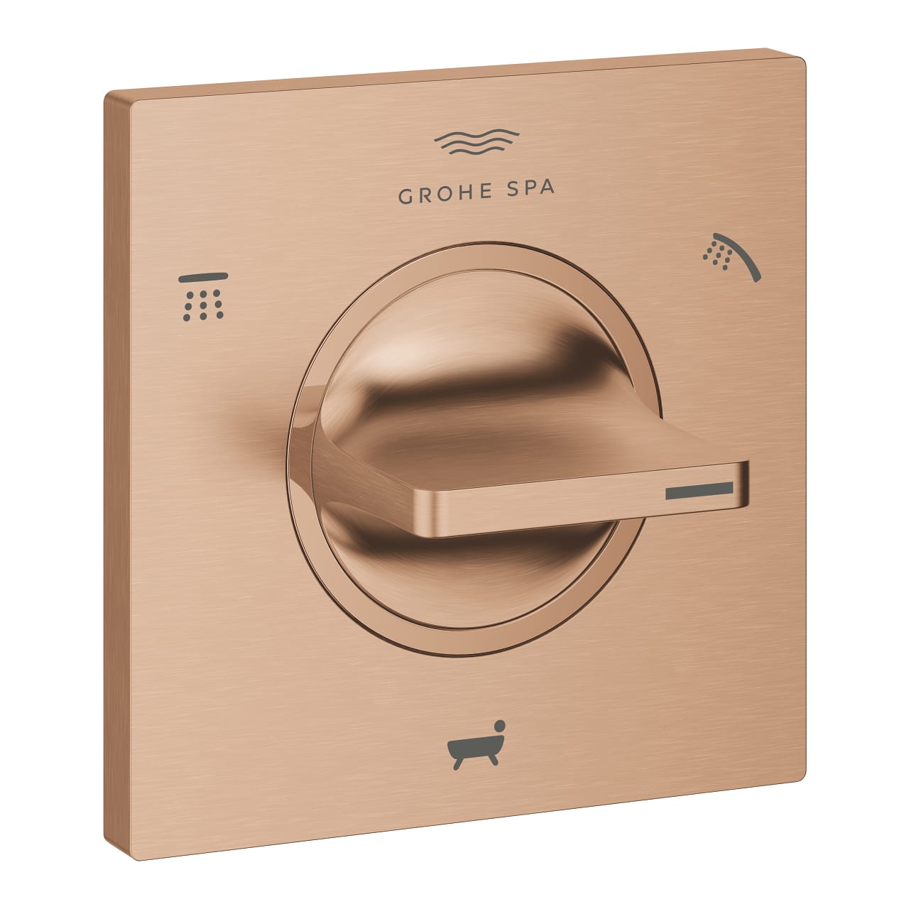 grohe-allure-5-way-diverter-brushed-warm-sunset.jpg Grohe Allure 5-Way Diverter, Brushed Warm Sunset - Görsel 1