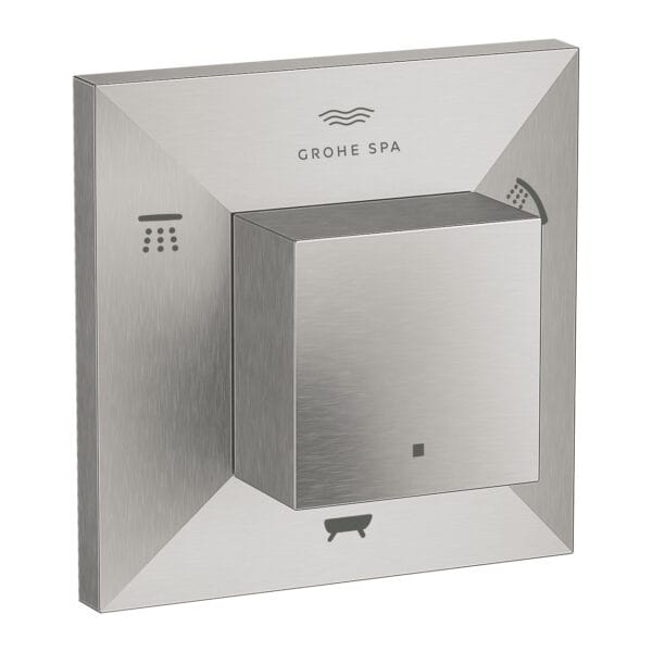 Grohe Allure Brilliant 5 Yollu Yön Değiştirici (3 Çıkış Kontrolü Sağlar), Paslanmaz Çelik