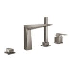 Grohe Allure Brilliant Dört Delikli Küvet Bataryası, Brushed Hard Graphite
