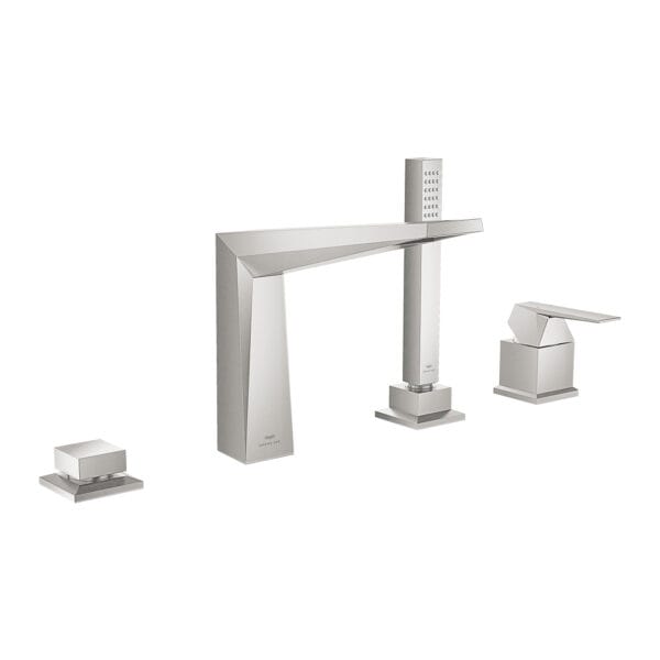 Grohe Allure Brilliant Dört Delikli Küvet Bataryası, Paslanmaz Çelik
