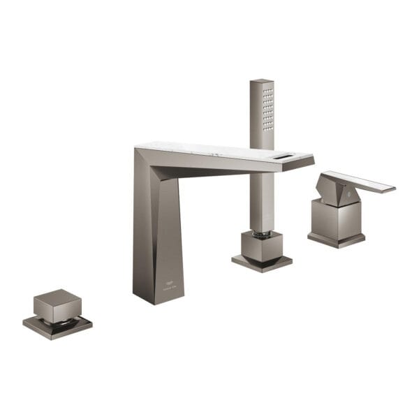 Grohe Allure Brilliant Private Collection Dört Delikli Küvet Bataryası, Brushed Hard Graphite
