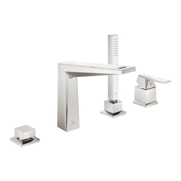 Grohe Allure Brilliant Private Collection Dört Delikli Küvet Bataryası, Paslanmaz Çelik