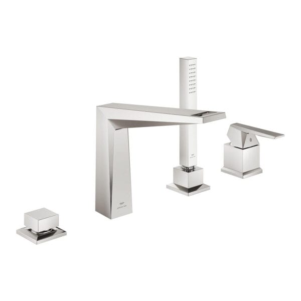 Grohe Allure Brilliant Private Collection Dört Delikli Küvet Bataryası, Paslanmaz Çelik