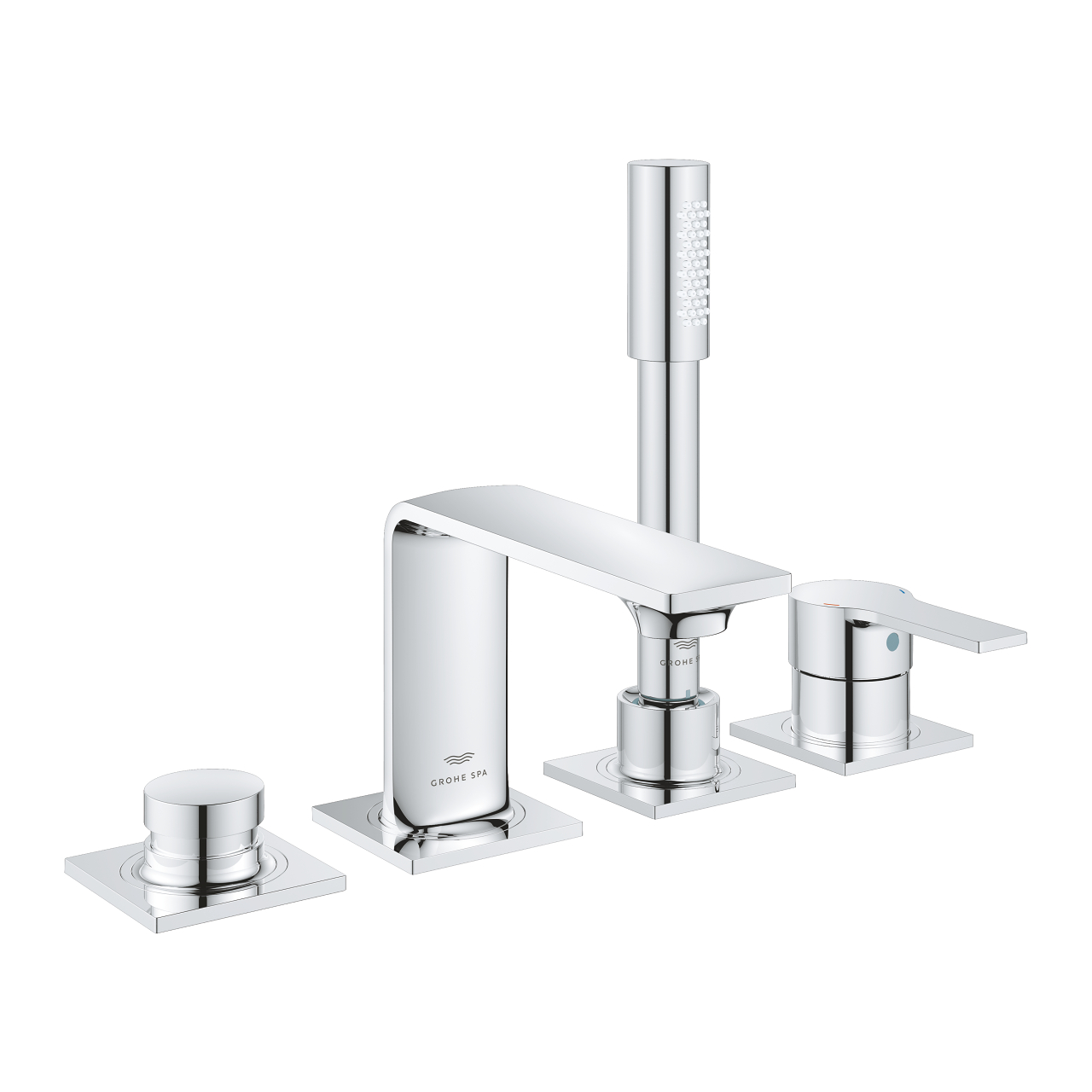 grohe-allure-dort-delikli-kuvet-bataryasi-krom.jpg Grohe Allure Dört Delikli Küvet Bataryası, Krom - Görsel 1
