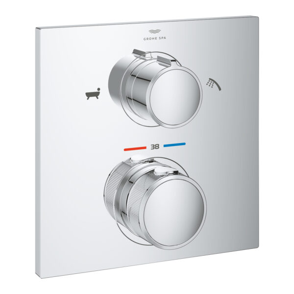Grohe Allure Thermostat For Concealed İnstallation With 2-Way Diverter Hand Shower/Bath Filler, Krom