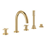 Grohe Atrio 5 Delikli Küvet Bataryası, Cool Sunrise