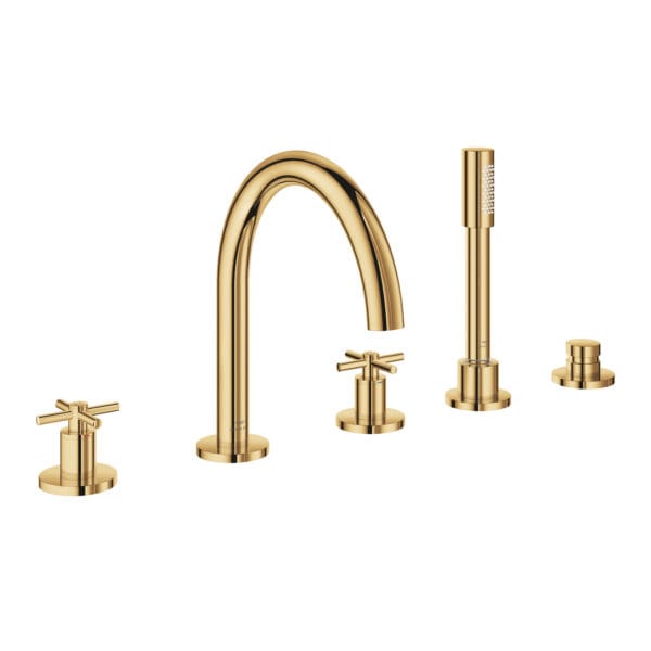 Grohe Atrio 5 Delikli Küvet Bataryası, Cool Sunrise
