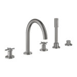 Grohe Atrio 5 Delikli Küvet Bataryası, Paslanmaz Çelik