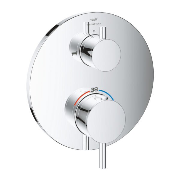 Grohe Atrio Çift Yönlü Ankastre Termostatik Banyo Bataryası, Krom