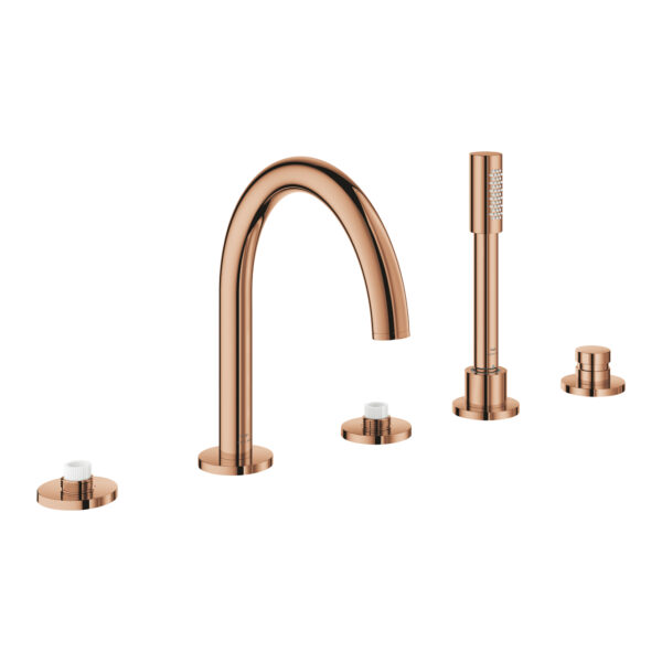Grohe Atrio Private Collection 5 Delikli Küvet Bataryası, Warm Sunset