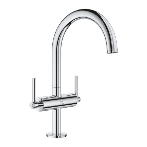 Grohe Atrio Tek Delikli Lavabo Bataryası 1/2″ L-Boyut, Krom