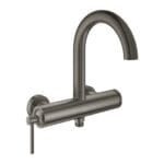 Grohe Atrio Tek Kumandalı Banyo Bataryası, Brushed Hard Graphite