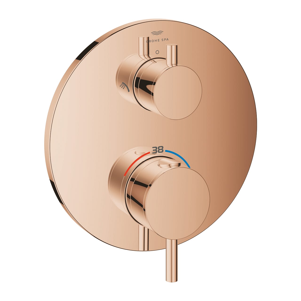 grohe-atrio-termostatik-banyodus-bataryasi-warm-sunset.jpg Grohe Atrio Termostatik Banyo/Duş Bataryası, Warm Sunset - Görsel 1