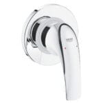 Grohe Baucurve Ankastre Duş Bataryası, Krom