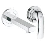 Grohe BauCurve İki Delikli Lavabo Bataryası, Krom