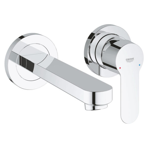 Grohe BauEdge İki Delikli Lavabo Bataryası, Krom
