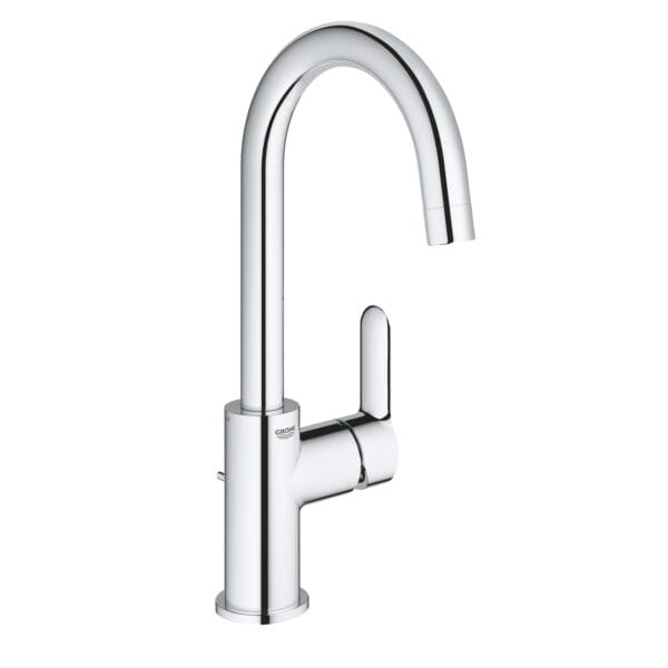 Grohe BauEdge Tek Kumandalı Lavabo Bataryası 1/2″ L-Boyut, Krom