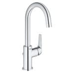 Grohe BauFlow Tek Kumandalı Lavabo Bataryası 1/2″ L-Boyut, Krom