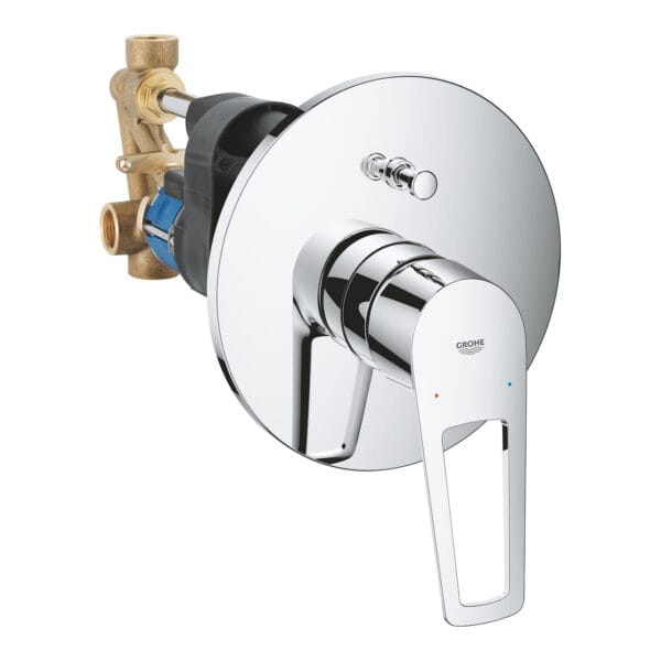 Grohe Bauloop Tek Kumandalı Banyo Bataryası, Krom