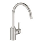 Grohe Concetto Tek Kumandalı Eviye Bataryası, Paslanmaz Çelik