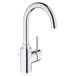 Grohe Concetto Tek Kumandalı Lavabo Bataryası 1/2″ L-Boyut, Krom