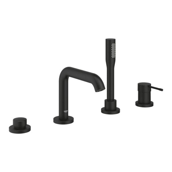 Grohe Essence Dört Delikli Küvet Bataryası, Phantom Black