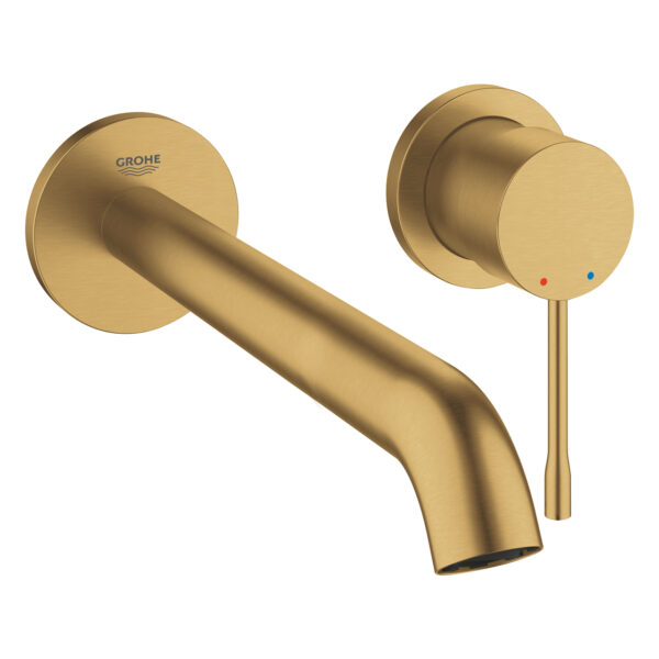 Grohe Essence İki Delikli Lavabo Bataryası L-Boyut, Brushed Cool Sunrise