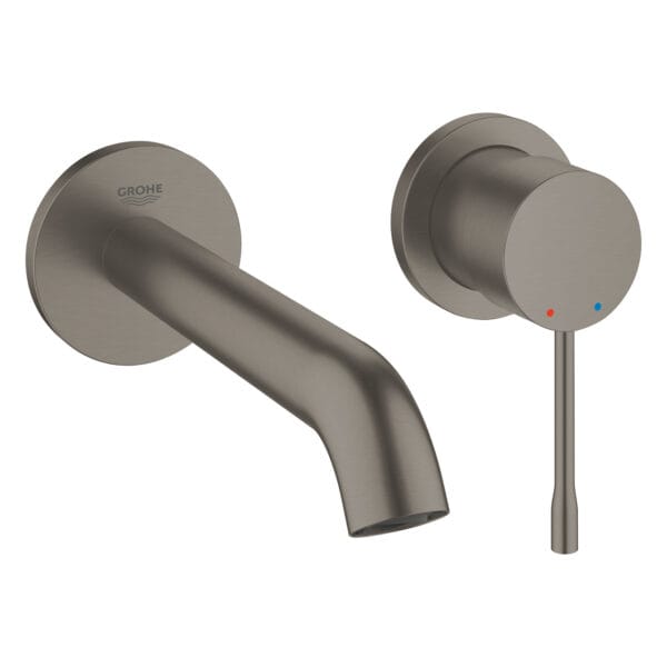 Grohe Essence İki Delikli Lavabo Bataryası M-Boyut, Brushed Hard Graphite