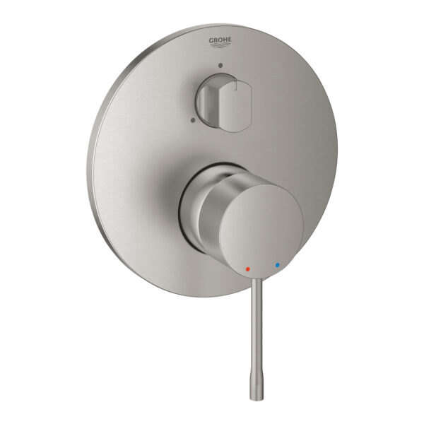 Grohe Essence Tek Kumandalı 3 Yönlü Banyo Bataryası, Paslanmaz Çelik