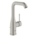 Grohe Essence Tek Kumandalı Lavabo Bataryası 1/2″ L-Boyut, Paslanmaz Çelik