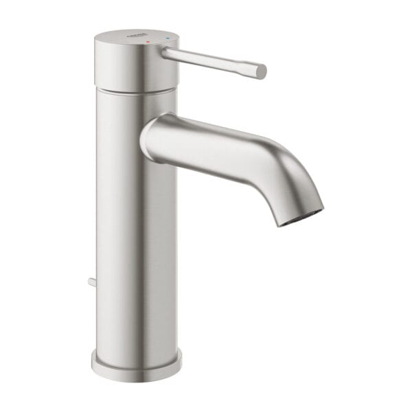 Grohe Essence Tek Kumandalı Lavabo Bataryası S-Boyut, Paslanmaz Çelik
